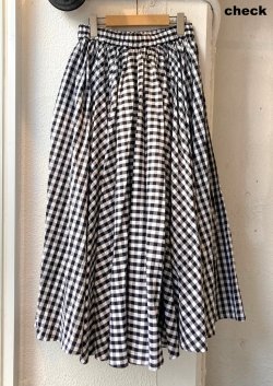 画像2: 【ichi broadcloth circular skirt】イチ ブロード サーキュラー スカート(2カラー展開)