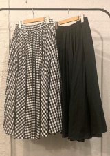 【ichi broadcloth circular skirt】イチ ブロード サーキュラー スカート(2カラー展開)