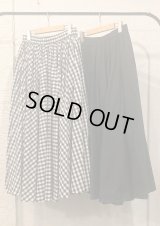 【ichi broadcloth circular skirt】イチ ブロード サーキュラー スカート(2カラー展開)