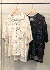 【Hula Lani HAWAII Rayon Aloha Shirt】フララニ ハワイ レーヨンアロハシャツ(2カラー展開)