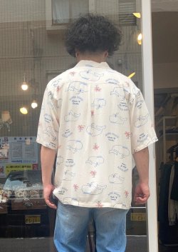 画像2: 【Hula Lani HAWAII Rayon Aloha Shirt】フララニ ハワイ レーヨンアロハシャツ(2カラー展開)