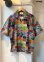 画像2: 【ALCARZA African batik Cotton Aloha Shirt/ made in Japan】アルカルザ アフリカンバティック コットンアロハシャツ/日本製(2カラー展開) (2)