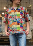 他の写真1: 【ALCARZA African batik Cotton Aloha Shirt/ made in Japan】アルカルザ アフリカンバティック コットンアロハシャツ/日本製(2カラー展開)