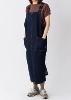 他の写真2: 【gym master 10oz Stretch Jumper Skirt】ジムマスター 10オンス ストレッチ デニム/かつらぎ ジャンパースカート(2カラー展開)