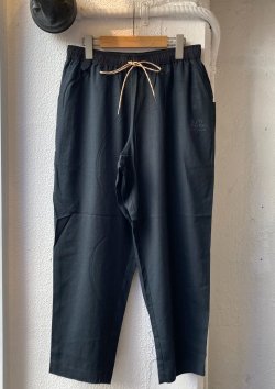 画像2: 【gym master Linen×Rayon Tapered Pants】ジムマスター 麻×レーヨン テーパードパンツ(black)