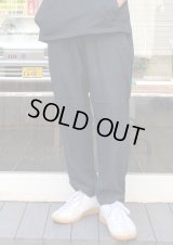 【gym master Linen×Rayon Tapered Pants】ジムマスター 麻×レーヨン テーパードパンツ(black)