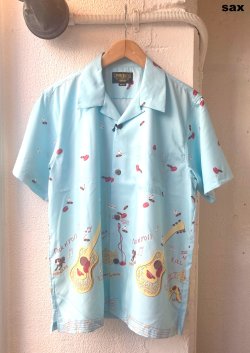 画像3: 【UNIVERD72 Aloha Shirt/ Guiter】ユニバード72 アロハシャツ/ ギター(2カラー展開)