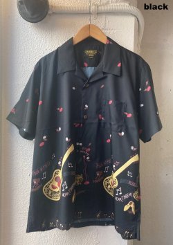 画像9: 【UNIVERD72 Aloha Shirt/ Guiter】ユニバード72 アロハシャツ/ ギター(2カラー展開)