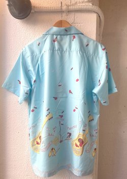 画像4: 【UNIVERD72 Aloha Shirt/ Guiter】ユニバード72 アロハシャツ/ ギター(2カラー展開)