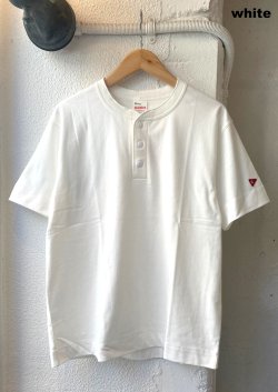 画像2: 【Healthknit Openend Dry Henley-neck Short-sleeve Tee】ヘルスニット オープンエンド ドライ ヘンリーネック半袖Tee(2カラー展開)