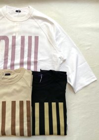 【ichi 3/4 Sleeve Raglan Pullover】イチ 七分袖 ラグラン プルオーバー(3カラー展開)