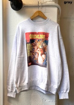 画像2: 【GREMLINS Crew Sweat Shirt】グレムリン ギズモ ムービーポスター スウエットシャツ(2カラー展開)