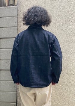 画像2: 【HOUSTON U.S.ARMY Denim Pullover Shirt】ヒューストン デニム プルオーバーシャツ(one wash)