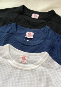 【JEMORGAN raglan waffle long-sleeve Tee】ジェーイーモーガン ラグラン ワッフル 長袖Tee(3カラー展開)