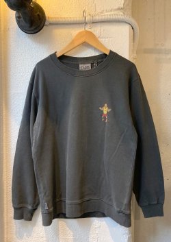 画像2: 【gym master 9.4oz Pigment Crew-neck Sweat Shirt】ジムマスター 9.4オンス ピグメント レスラー スウエットシャツ(charcoal)