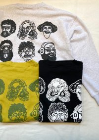 【gym master 10.3oz Sweat Big Tee/ carefree Smile】ジムマスター スウエット ビッグ Tee(3カラー展開)