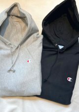 【champion reverse-weave one-point pullover parka/ USA Line】チャンピオン リバースウィーブ ワンポイント プルオーバー パーカー/ アメリカ企画(2カラー展開)