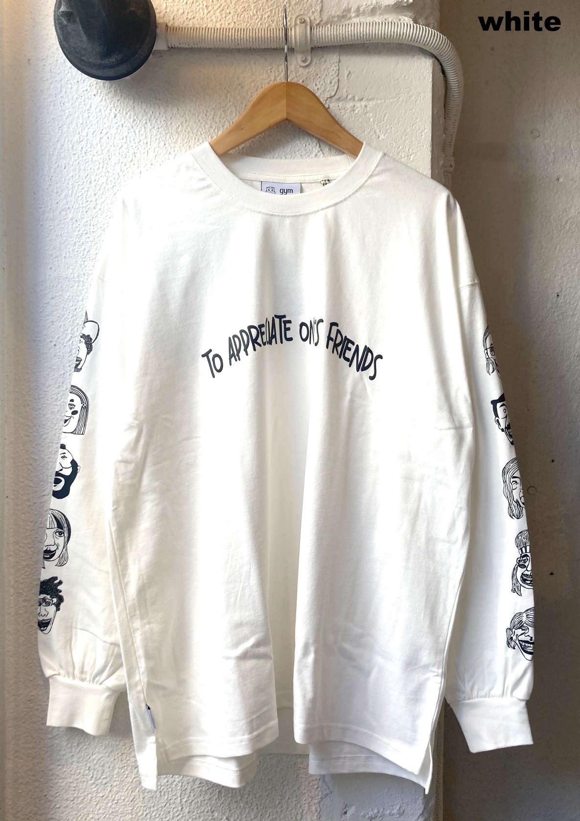 【gym master】 7.4oz friends Big Long-sleeve Tee 商品アップ完了です。