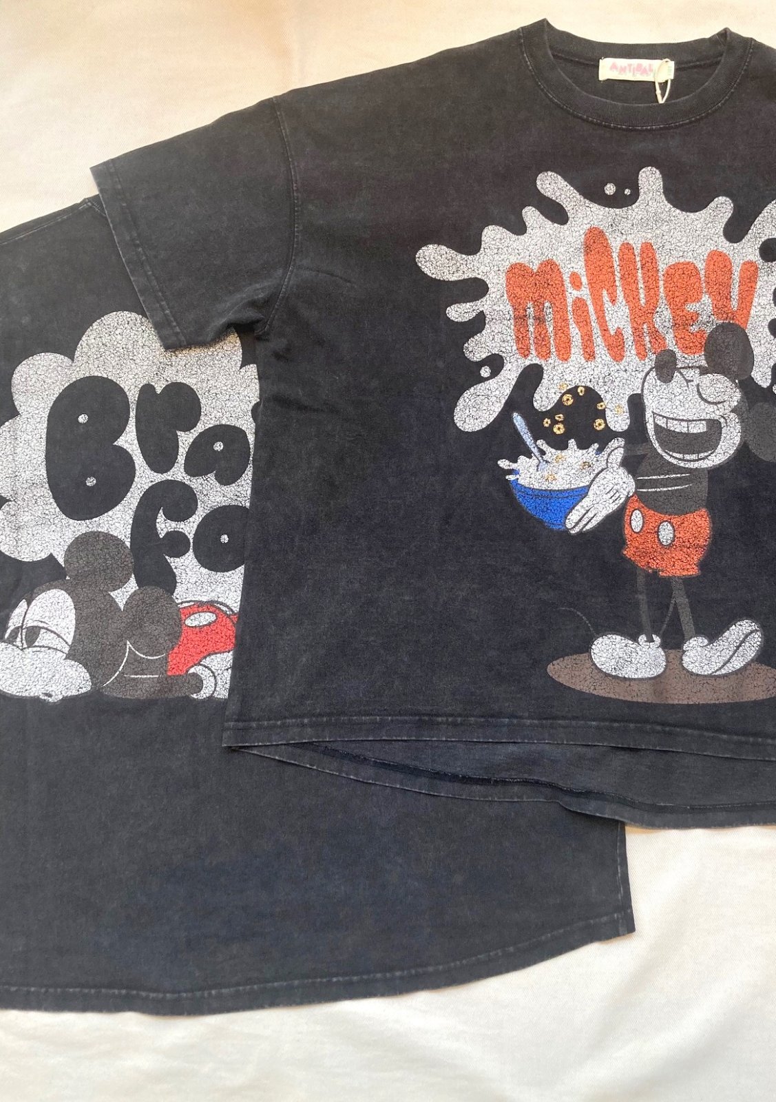 【ANTIBAL】 Pigment Mickey Mouse S/S tee 商品アップ完了です。