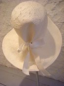 画像: 【m.m.Orchestra】ribbon straw hat/4611 made in itary商品アップ完了です。