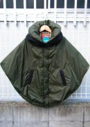 画像: 【owispale】shawl collar down poncho 商品アップ完了です。