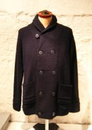 画像: 【nortern truck】shawl collar p-coat knit jkt 商品アップ完了です。