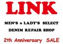 画像: LINK 2th Anniversary SALE開催