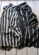 画像: 【ichi】stripe wide gather shirt onepeice 商品アップ完了です。