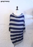 画像: 【ichi】border cotton knit tunic 商品アップ完了です。