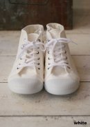 画像: 【iBUGA】 6H hi-cut sneaker/white 追加入荷しました。