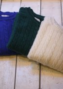 画像: 【ichi】shetland wool cable crew pullover 商品アップ完了です。