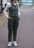 画像: 【ichi】back twill vest 商品アップ完了です。