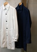 画像: 【ciao】stripe shirt-coat 商品アップ完了です。