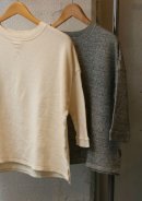 画像: 【ichi】wide pull-over 3/4 sleeve sweat 商品アップ完了です。