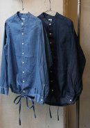 画像: 【ichi】indigo cotton×tencell shirt