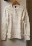 画像: 【M&S】big waffle henley-neck L/S tee 商品アップ完了です。