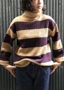 画像: 【champion women's】border waffle knit turtle-neck 商品アップ完了です。