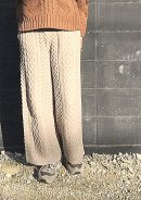 画像: 【minelal】cable knit pants 商品アップ完了です。
