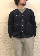 画像: 【gym master】no-collar denim coverall 商品アップ完了です。