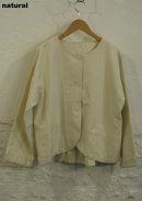 画像: 【Bliss bunch】cotton×linen back hem-gather jacket 商品アップ完了です。
