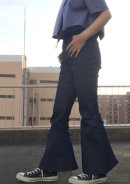 画像: 【minelal】stretch denim flare pants 商品アップ完了です。
