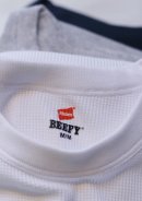 画像: 【Hanes】BEEFY Thermal Crew-Neck Long-Sleeve Tee 商品アップ完了です。