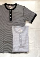 画像: 【Healthknit】 Henry-neck Border Thermal Short-sleeve Tee 商品アップ完了です。