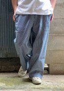 画像: 【Cook man】 Wide Chef Pants Hickory 商品アップ完了です。