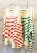 画像: 【ireiy】 round rib border pullover 商品アップ完了です。