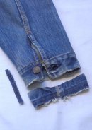 画像: 【LINK DENIM REPAIR】 Gジャン袖丈詰め