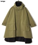 画像: 【gym master】 3-Layer Poncho/ Unisex (beige) 商品アップ完了です。