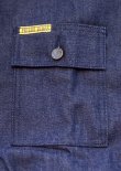 画像6: 【PRISON BLUES Yard Coat/ made in USA】プリズンブルース ヤード コート カバーオール/ アメリカ製(rigid indigo)