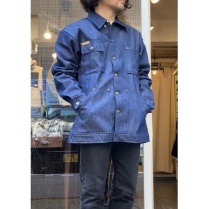 画像: 【PRISON BLUES Yard Coat/ made in USA】プリズンブルース ヤード コート カバーオール/ アメリカ製(rigid indigo)