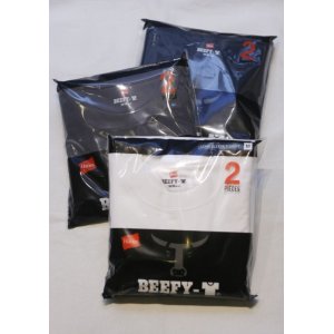 画像: 【Hanes BEEFY 2P Long-sleeve Tee】ヘインズ ビーフィー 2枚入り 長袖Tee(3カラー展開)